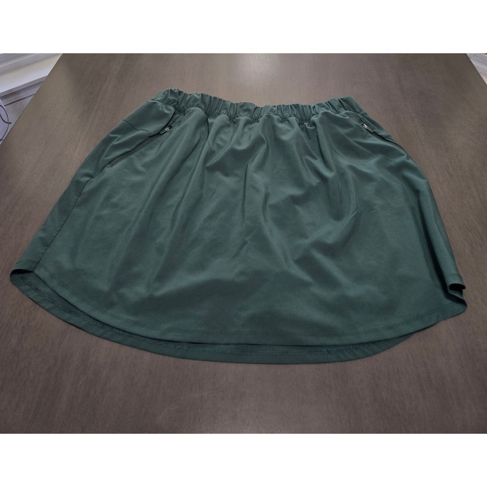 Livi Lane Bryant Green Active Skort Plus Size 22/24 Zipper Pockets Athleisure